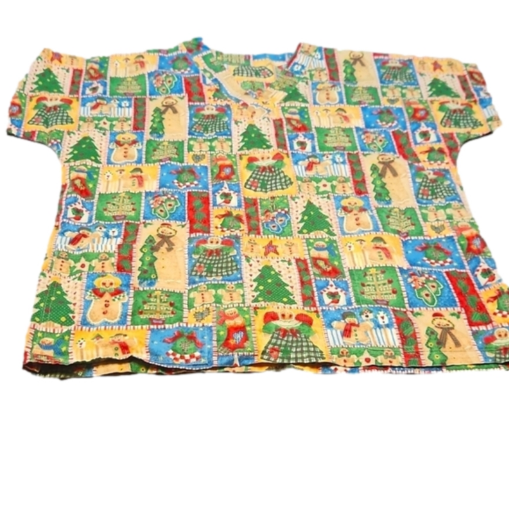 ♡𝅺handmade scrub top sz. Medium